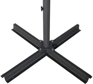 vidaXL Parasol ogrodowy na słupku aluminiowym, 500 cm, lazurowy 47369 - Parasole ogrodowe - miniaturka - grafika 11