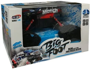 Lean Monster Truck Czerwony 4294 - Zabawki zdalnie sterowane - miniaturka - grafika 6