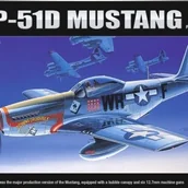 Kolekcjonerskie modele pojazdów - Academy P-51D Mustang 12485 - miniaturka - grafika 1