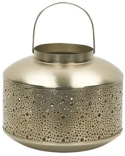 Beliani Lampion 22 cm złoty CORFU - Lampiony i znicze - miniaturka - grafika 4