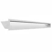 Akcesoria kominkowe - Kratki.pl LUFT biały 9x100 LUFT/9/100/45S/B - miniaturka - grafika 1