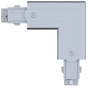 Paulmann ProRail3 łącznik L uziem wew Srebrny 230V metal/tworzywo sztuczne 3-faz PL91371) PL91371 - Akcesoria do oświetlenia - miniaturka - grafika 2