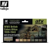 Kolejki i akcesoria - Vallejo Zestaw Model Air 8 farb - WWII British Colors Africa 1939-1943 Vallejo 71622 - miniaturka - grafika 1