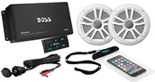 Akcesoria car audio - Boss Audio ask902b.6 500 W 4-kanałowe głośniki Bluetooth wzmacniacz jest i jedna para 180 W Marine w zestawie ASK902B.6 - miniaturka - grafika 1