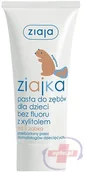 Pasty do zębów - Ziaja Ziajka pasta do zębów dla dzieci bez fluoru z xylitolem 50ml - miniaturka - grafika 1