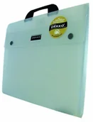 Koszulki na dokumenty - West Design West designerski DKTGA3CR Westfolio teczka z dużą zakładką boczną, DIN A3, typ G, jasnoszara DKTGA3CR - miniaturka - grafika 1