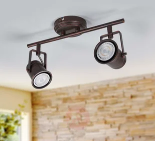 2-punktowa lampa sufitowa LED Cansu - Lampy sufitowe - miniaturka - grafika 2