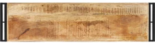 VidaXL Lumarko Stolik konsolowy, 120 x 30 x 75 cm, surowe drewno mango 321099 VidaXL - Ławy i stoliki kawowe - miniaturka - grafika 3