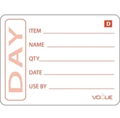 Opakowania gastronomiczne - Vogue Naklejki do przygotowanego jedzenia rozpuszczalne | 250 szt. GH350 - miniaturka - grafika 1