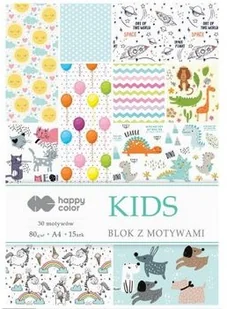 Blok z motywami Kids A4/15ark HAPPY COLOR - Szkolne artykuły papiernicze - miniaturka - grafika 2