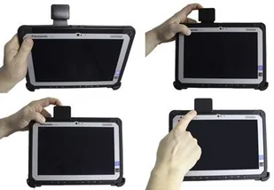 Brodit AB Uchwyt do Panasonic Toughpad FZ-A2 z blokadą sprężynową 741010 - Akcesoria do tabletów i e-booków - miniaturka - grafika 3