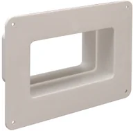 Rury i kanały wentylacyjne - Vents Group Kołnierz przyścienny wpustowy 120 mm x 60 mm - miniaturka - grafika 1