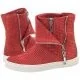Botki damskie - Carinii Botki Czerwone Ażurowe B3578 (CI151-a) - miniaturka - grafika 1