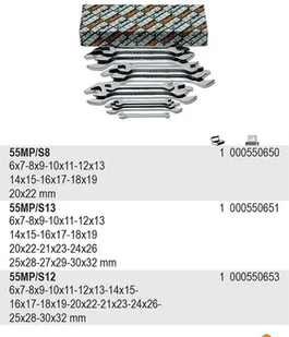 Beta KPL.KLUCZY PŁASKICH 6-32MM 13SZT 55MP/S13 - Klucze i nasadki - miniaturka - grafika 6
