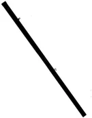 Ogrodzenia - Polargos Słupek  bramowy 7 x 7 x 215 cm - miniaturka - grafika 1