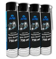 Środki i akcesoria czyszczące do komputerów - 4x Aabcooling Sprężone Powietrze 750ml + 8x Rurka - miniaturka - grafika 1