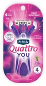 Depilacja - Schick Wilkinson Quattro You Exotic Aloe 4szt Usa - miniaturka - grafika 1