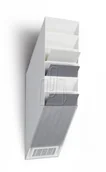 Półki na dokumenty - Durable Zestaw sześciu pionowych pojemników Durable Flexiboxx A4 biały 1709760010 - miniaturka - grafika 1