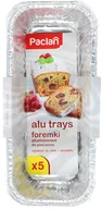 Formy do ciast - Paclan Alu Trays Aluminiowe foremki do pieczenia Keks 5 szt. - miniaturka - grafika 1