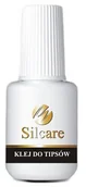 Odżywki do paznokci - Silcare Klej z pędzelkiem do tipsów i ozdób Clear 7,5g 5906720569535 - miniaturka - grafika 1