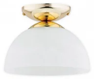 Lampy sufitowe - Lemir Freja mały zwis 1 pł. (@19) / złoty - miniaturka - grafika 1