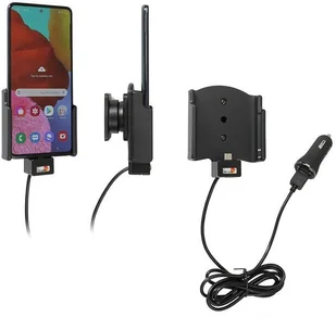 Brodit Uchwyt na urządzenia 721206 | MADE IN SWEDEN | z funkcją ładowania smartfonów - Samsung Galaxy A51 SM-A515F/DSN 721206 - Uchwyty samochodowe do telefonów - miniaturka - grafika 2
