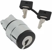 Wyłączniki światła i elektryczne - Schneider Przełącznik-3-pozycyjny-z-kluczem-z-prawej-do-środka-metalowy-klucz-środek ZB4BG8 - miniaturka - grafika 1