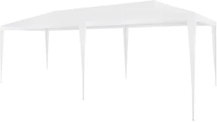 vidaXL Namiot imprezowy, 3 x 6 m, PE, biały - Pawilony ogrodowe - miniaturka - grafika 8