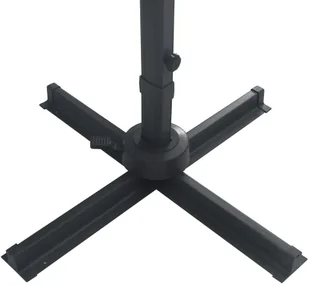 vidaXL Parasol z LED i aluminiowym słupkiem, 400x300 cm, taupe vidaXL - Parasole ogrodowe - miniaturka - grafika 10