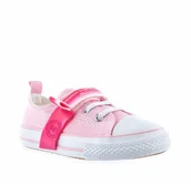 Buty dla dziewczynek - Big Star Trampki dziecięce JJ374078 jasny róż - miniaturka - grafika 1