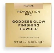 Pudry do twarzy - REVOLUTION pro PRO Goddess Glow Puder Utrwalająco-Rozświetlający Radiate RPRO-9566 - miniaturka - grafika 1