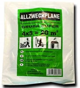 Folia Malarska Super Gruba Ochronna 4 X 5 M 33um - Folie i taśmy malarskie - miniaturka - grafika 2