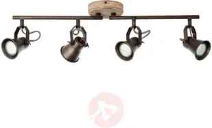 Brilliant Spot sufitowy Seed, 4-punktowy, czarny - Lampy sufitowe - miniaturka - grafika 2