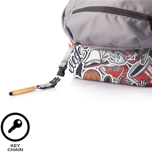 XD Design Plecak antykradzieżowy miejski XD Design Bobby Soft Art Art - graffiti P705.868 - Plecaki - miniaturka - grafika 16