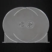 Pudełka i akcesoria na płyty CD - Amaray DVD TRAY 2 CLEAR DATC2 - miniaturka - grafika 1