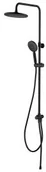 Zestawy prysznicowe - Omnires SYSNEVADABL NEVADA kolumna prysznicowa natynkowa czarny mat - miniaturka - grafika 1