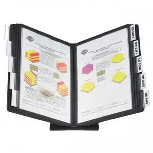 Durable Zestaw 10 paneli prezentacyjnych na biurko VARIO czarny DU073-2 - Systemy ekspozycyjne i znaki informacyjne - miniaturka - grafika 2