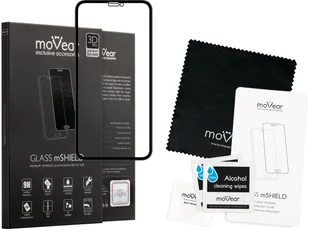 movear Matowe Szkło Hartowane 3D PRO MATT na Apple iPhone Xs MAX na Cały Ekran, Antyrefleksyjne, 9H GLASS mSHIELD Czarny AI11MG4MGM13FBK1 - Szkła hartowane na telefon - miniaturka - grafika 2
