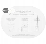 Akcesoria do rejestratorów samochodowych - 70mai Naklejka elektrostatyczna do instalacji kamery owalna NAKLEJKA EL.OWALNA - miniaturka - grafika 1