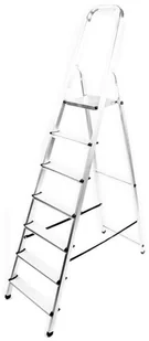 996 99674632 Drabina domowa aluminiowa jednostronna 4 stopniowa wysokość robocza 2,90m) 74632-uniw - Drabiny - miniaturka - grafika 5