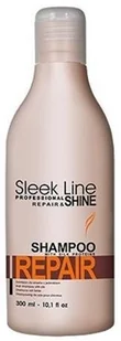 Stapiz Sleek Line Repair Shampoo szampon z jedwabiem do włosów zniszczonych 300ml 38095-uniw - Szampony do włosów Stapiz Sleek Line Repair Shampoo szampon z jedwabiem do włosów zniszczonych 300ml 38095-uniw - Szampony do włosów - miniaturka - grafika 1