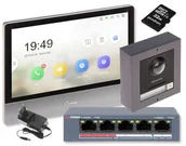 Wideodomofony - Hikvision Zestaw wideodomofonowy IP Monitor 7" LCD DS-KH8350-WTE1 + Stacja bramowa DS-KD-8003-IME1 DS-KH8350-WTE1/DS-KD-8003-IME1 - miniaturka - grafika 1