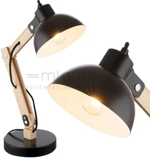 Globo Lighting LAMPA stołowa TONGARIRO 21504 stojąca LAMPKA nocna czarna 21504 - Lampy stojące Globo Lighting LAMPA stołowa TONGARIRO 21504 stojąca LAMPKA nocna czarna 21504 - Lampy stojące - miniaturka - grafika 1