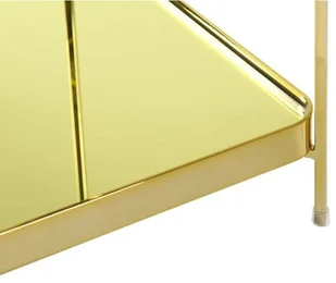 Beliani Stolik pomocniczy mały złoty ALSEA - Meblościanki - miniaturka - grafika 6