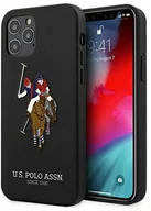 Etui i futerały do telefonów - U.s. polo assn US Polo USHCP12LPUGFLBK iPhone 12 Pro Max 6,7" czarny/black Polo Embroidery Collection - miniaturka - grafika 1