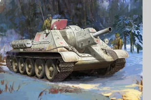 Zvezda Plastikowy model do sklejania SU-122 radzieckie działo samobieżne WWII - Modele do sklejania - miniaturka - grafika 2