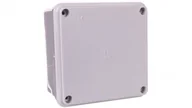 Puszki elektryczne i akcesoria - elettrocanali Puszka natynkowa gładka z pokrywą seria 410 IP56 100x100x50 szara EC410C4 EC410C4 - miniaturka - grafika 1