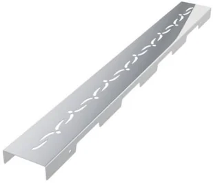 Schedpol Odpływ liniowy płyta spadkowa 90x90 cm ruszt STAMP 10.022/OLSP - Odpływy liniowe - miniaturka - grafika 2