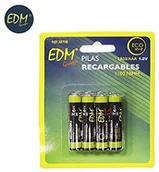 Ładowarki i akumulatory - Edm Grupo Edm Gruppe 6843480049 akumulator R-03, 1100 mAh, do ponownego ładowania, wielokolorowy 6843480049 - miniaturka - grafika 1