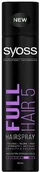 Kosmetyki do stylizacji włosów - Syoss Full Hair 5 Hairspray lakier do włosów w sprayu Extra Strong 300ml - miniaturka - grafika 1